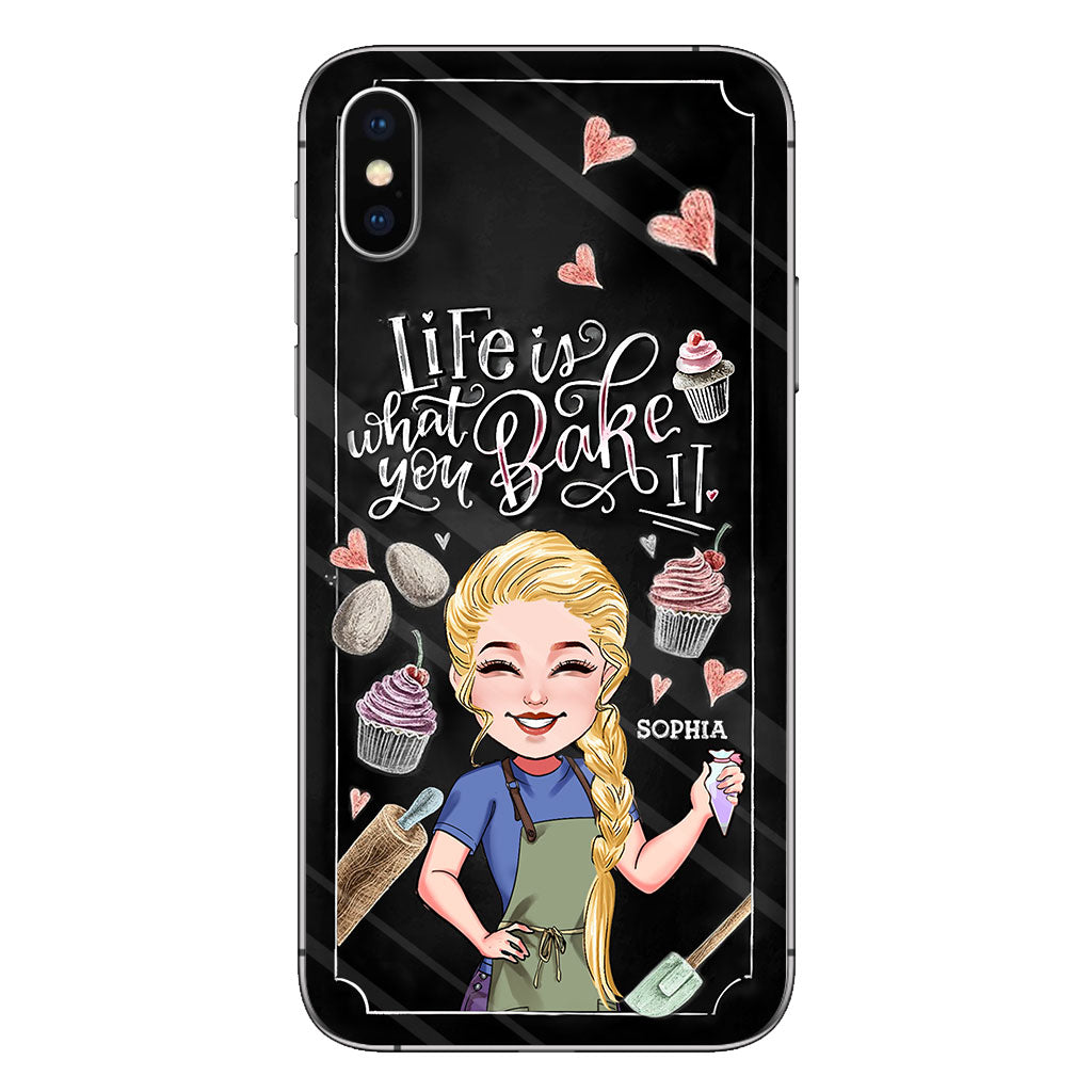 Life Is What You Bake It - Personalized Baking Phone Case