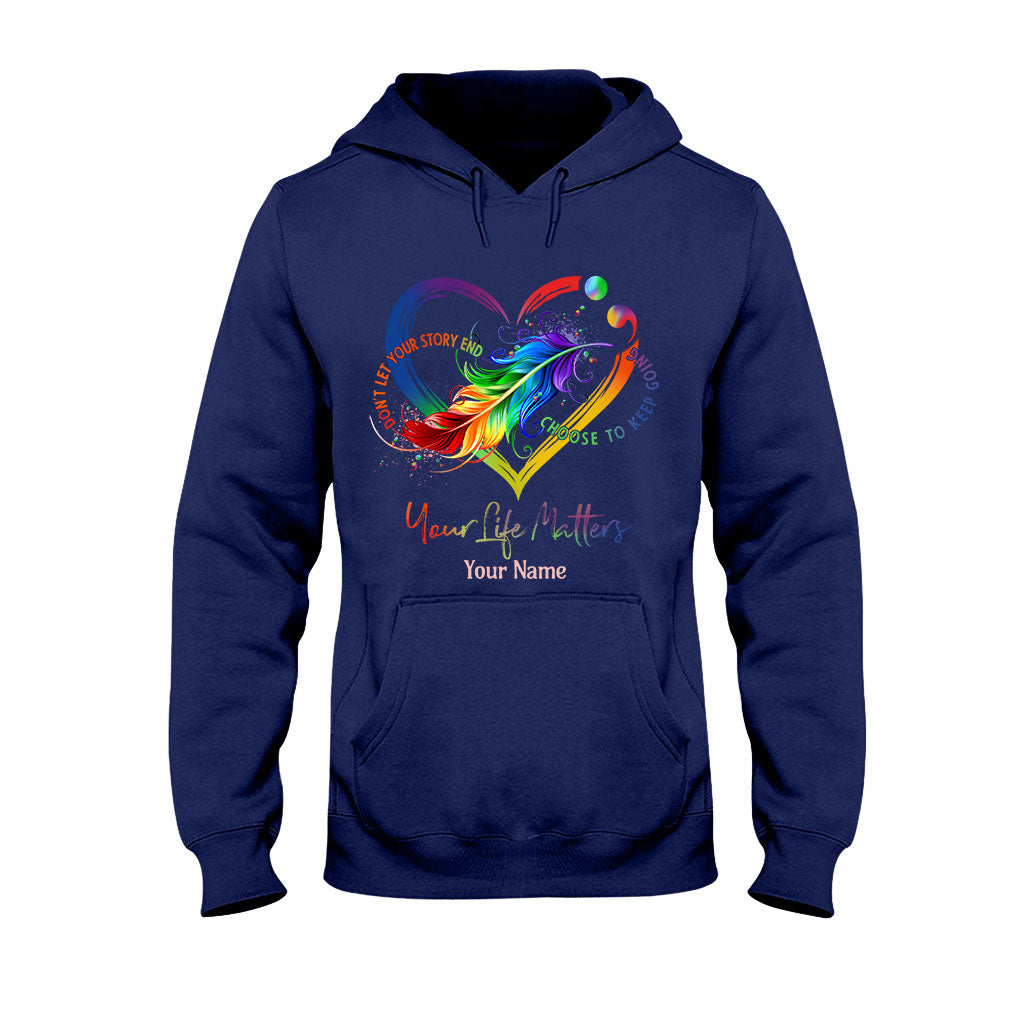 Dein Leben zählt – Personalisiertes T-Shirt und Hoodie zur Suizidprävention