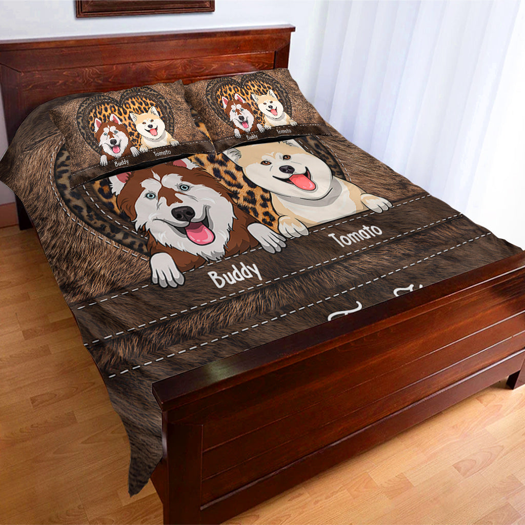 Dog Lovers - Personalized Dog Bedding Set