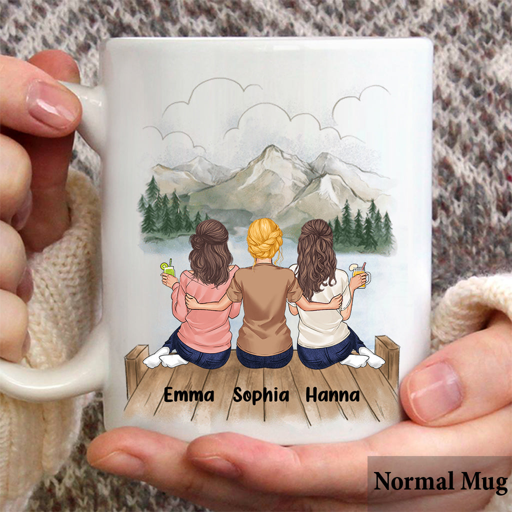We'll Be Friends Until We're Old And Senile - Personalized Bestie Mug
