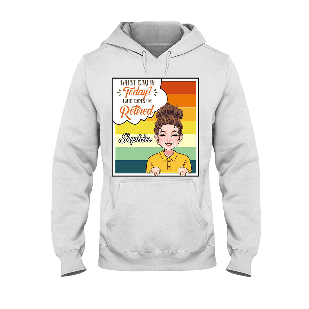 Quel jour sommes-nous ? - T-shirt et sweat à capuche personnalisés pour retraités