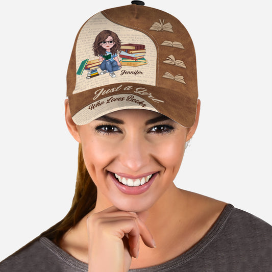 Just A Girl Who Loves Books - Personalized Book Classic Cap