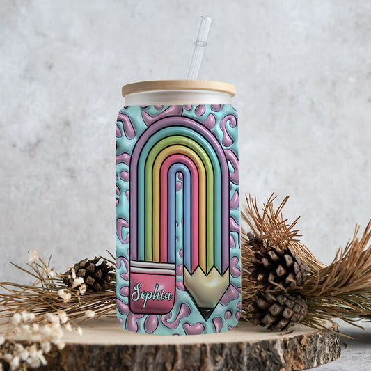 Vie d'enseignant - Verre à canette personnalisé pour enseignants