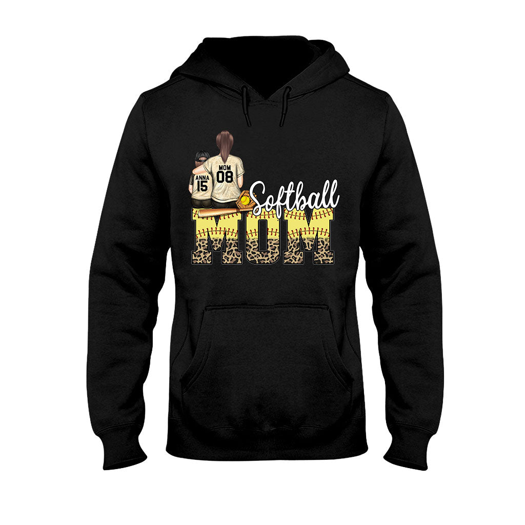 Softball Mom - Softball gift for mom - Personalized T-shirt And Hoodie