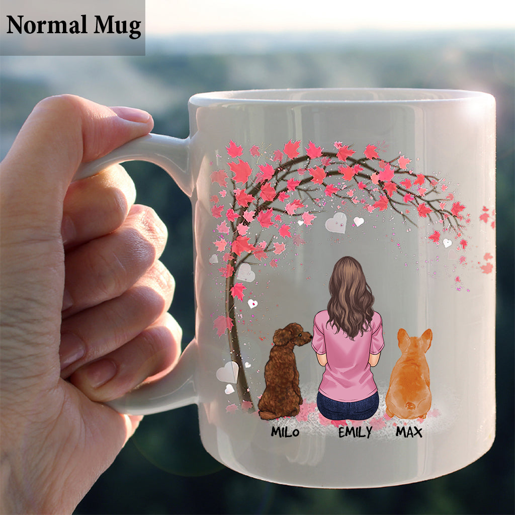 Alles Gute zum Muttertag an die beste Mama – Geschenk für Hundebesitzer – Personalisierte Tasse