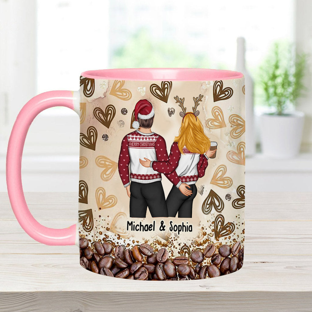 My Wife Is Hotter Than This Coffee - Personalized Couple Accent Mug
