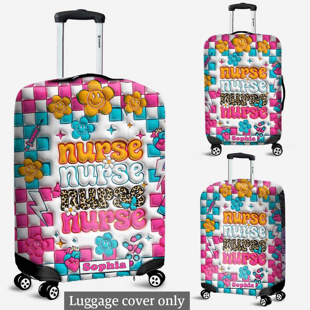Nurse Life - Nurse gift for mom, her, wife, girlfriend, friend - Personalized Luggage Cover
