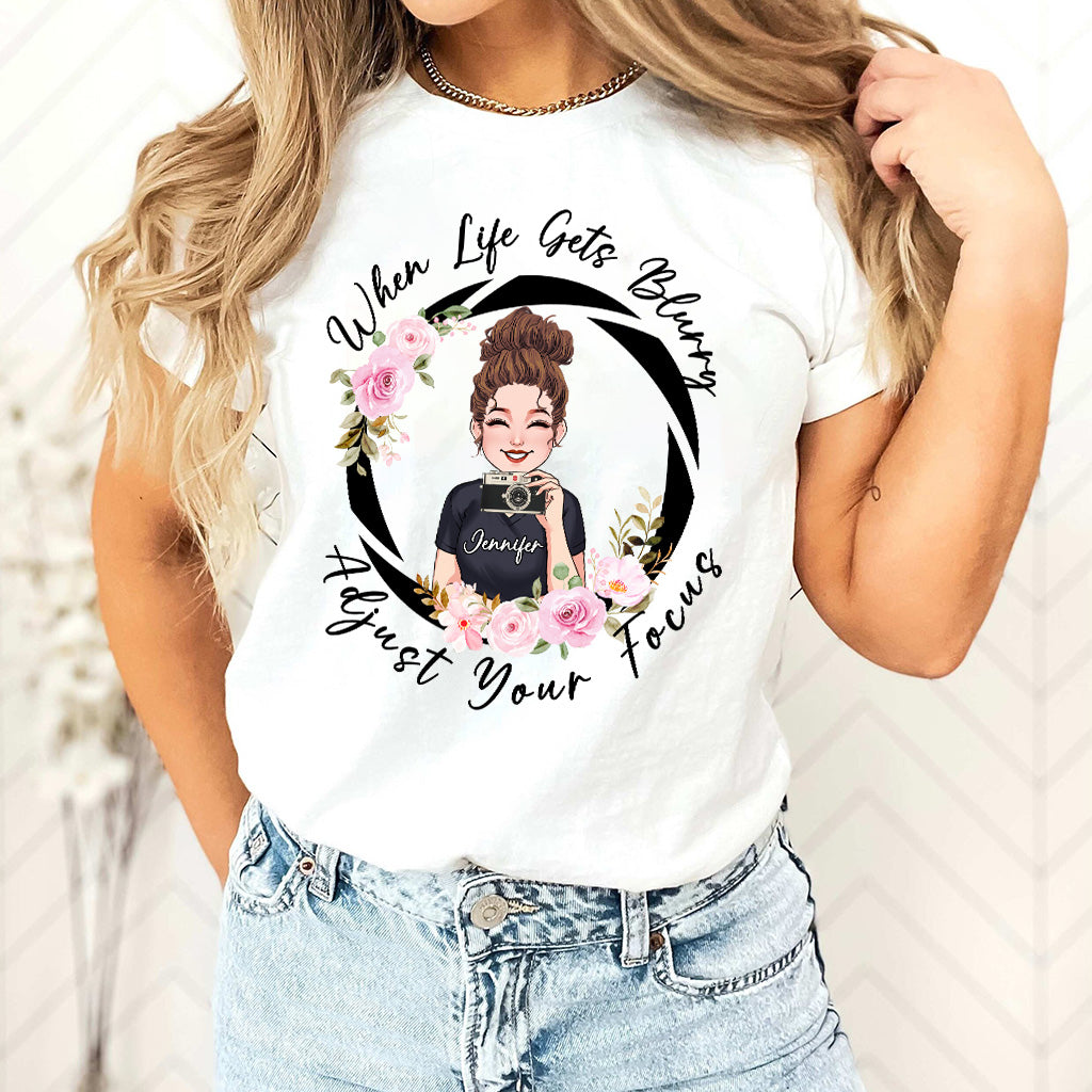 Ajustez votre mise au point - T-shirt et sweat à capuche personnalisés pour la photographie