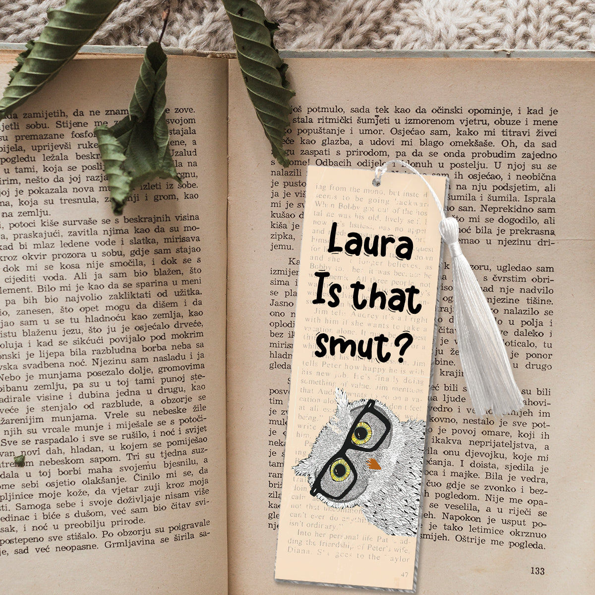 Is That Smut - Personalized Book Bookmark (Printed On Both Sides)