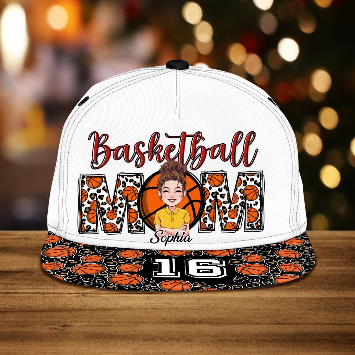Basketball Mom - Personalized Basketball Snapback
