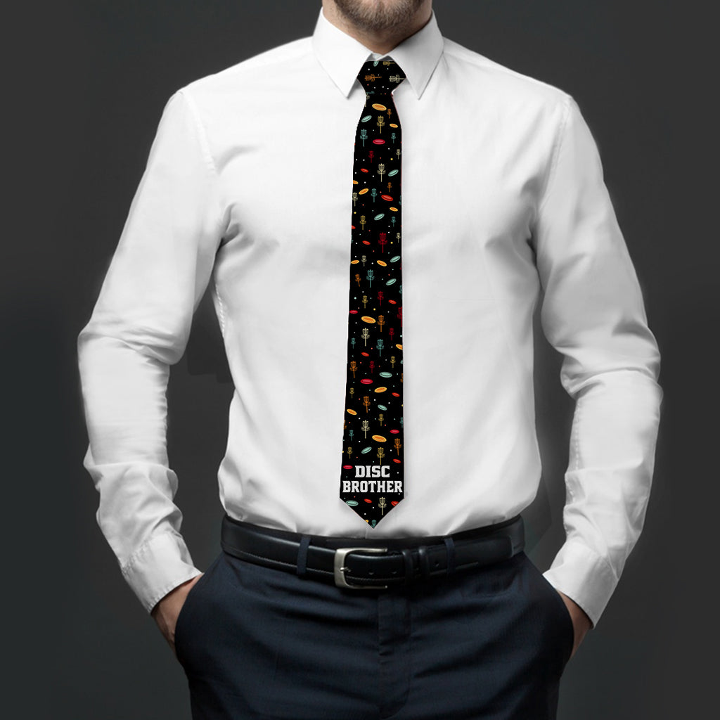 Papa Disc - Cadeau de disc golf pour papa, grand-père - Cravate personnalisée