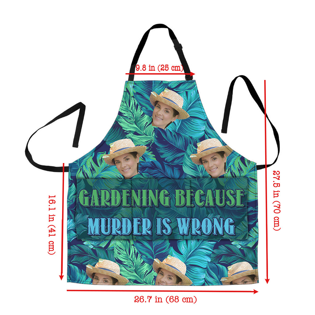 And Into The Garden - Gardening gift for mom, dad, grandma, him, her, wife, husband, girlfriend, boyfriend - Personalized Apron