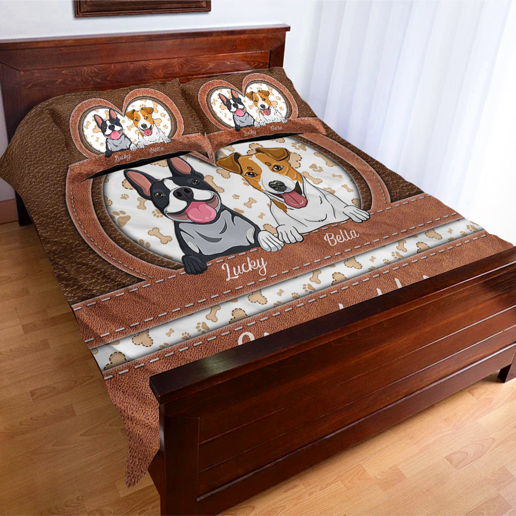 Dog Lovers - Personalized Dog Bedding Set