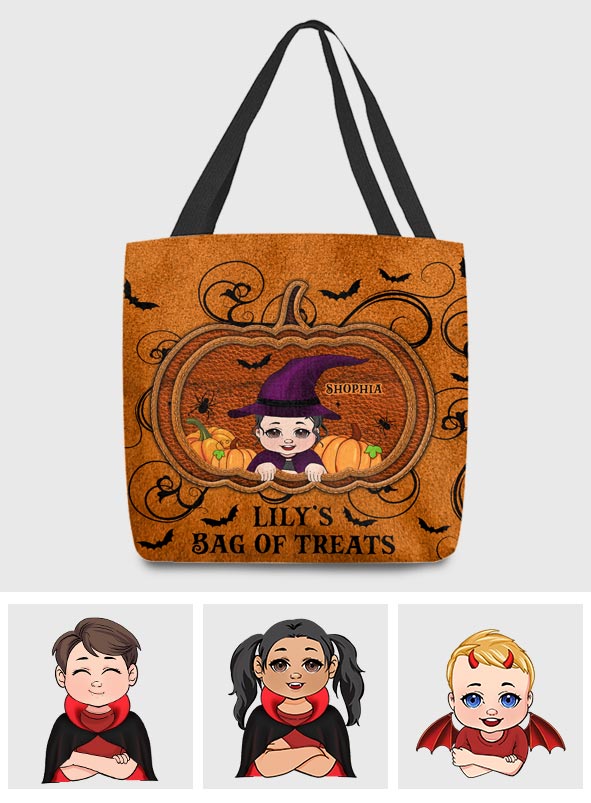 Bag Of Treats - Personalized Family Tote Bag