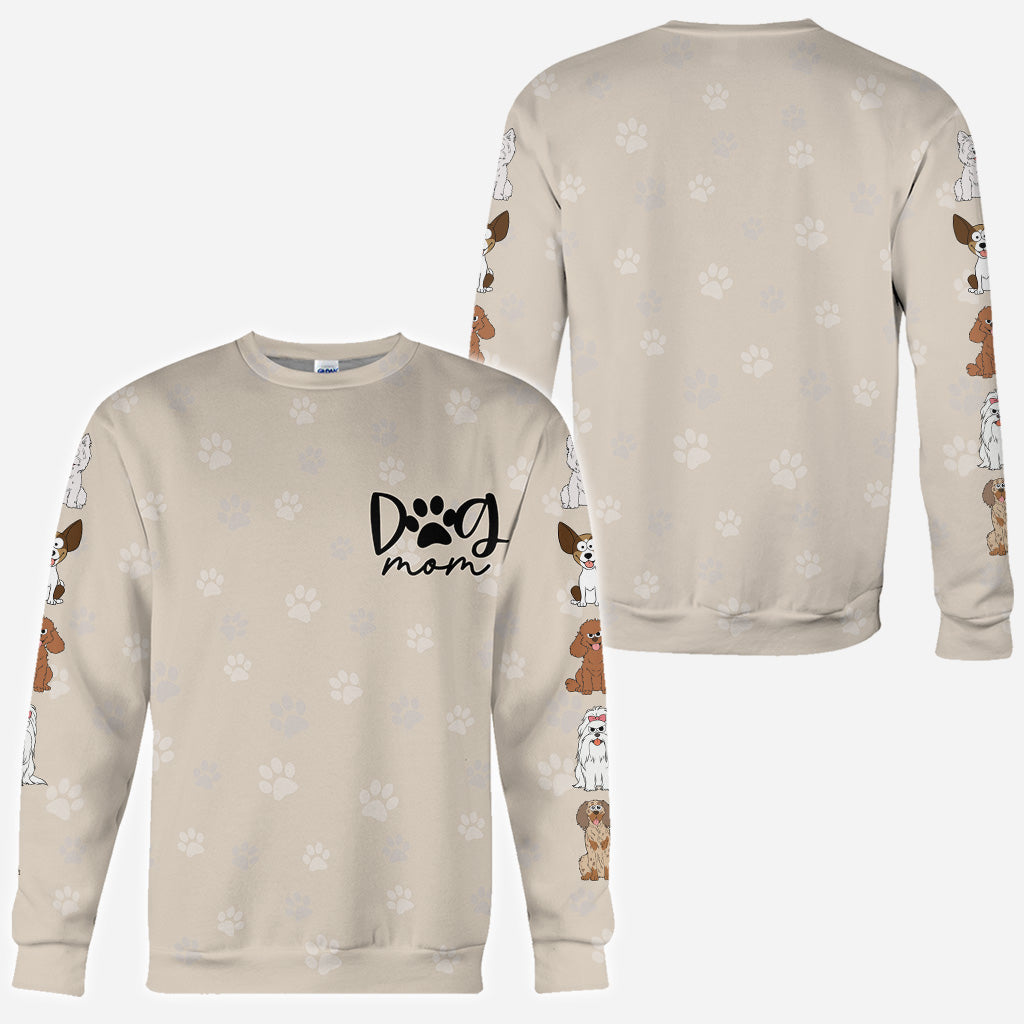 Maman de chien/Maman de chat/Maman d'animaux/Papa ​​de chien/Papa ​​de chat... - T-shirt personnalisé pour chien