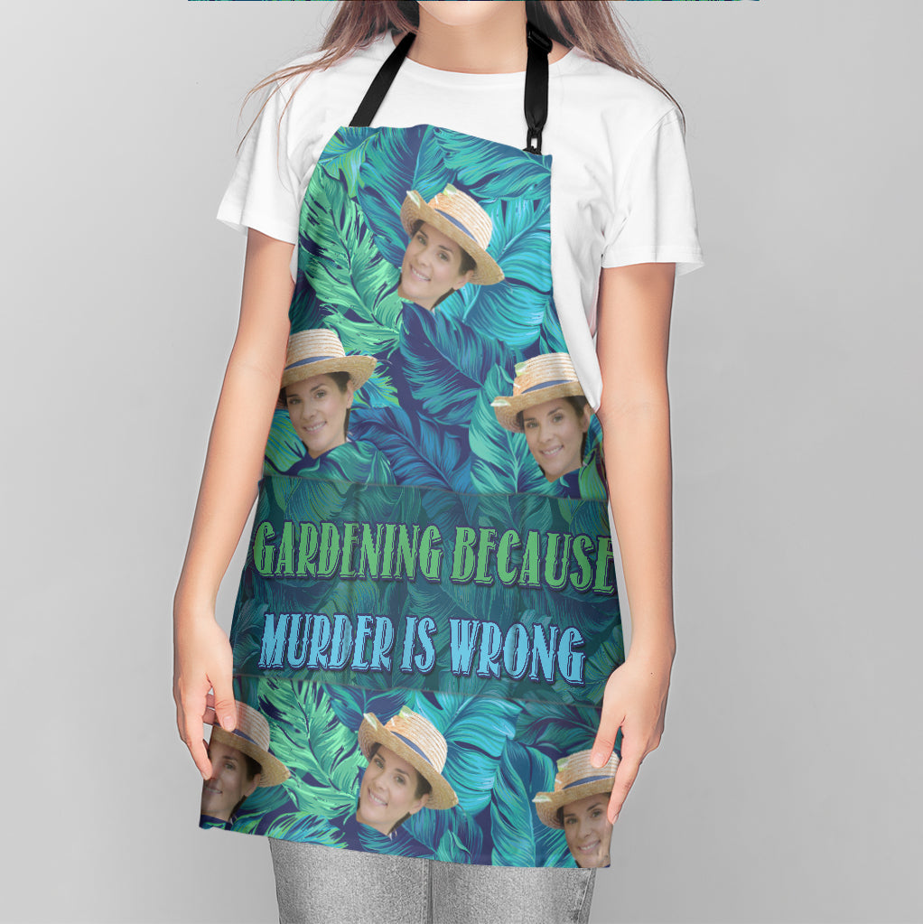 And Into The Garden - Gardening gift for mom, dad, grandma, him, her, wife, husband, girlfriend, boyfriend - Personalized Apron