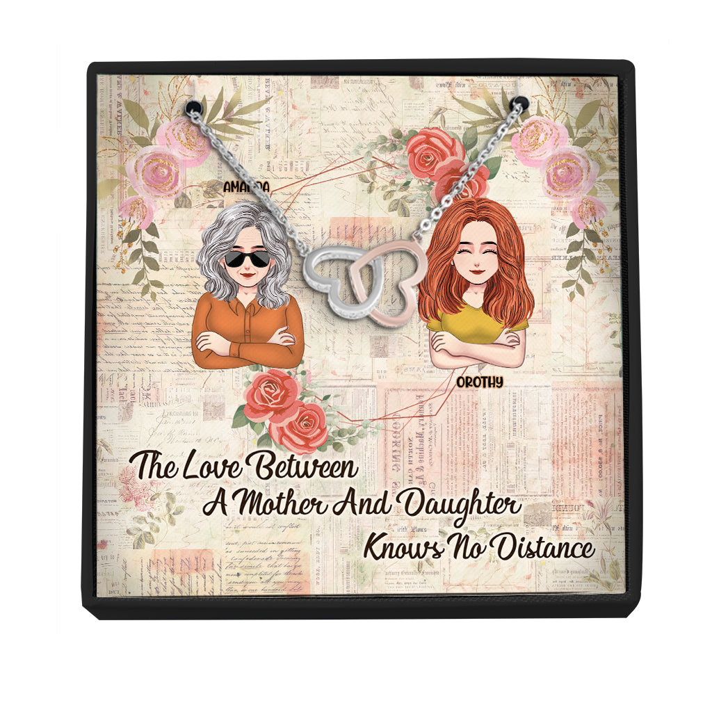 I Love You Mom - Personalized Mother Necklace