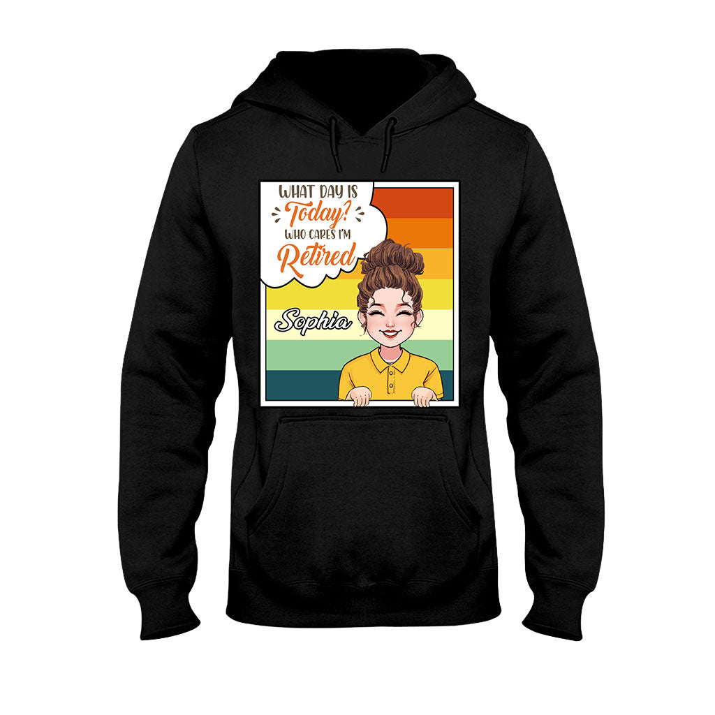 Quel jour sommes-nous ? - T-shirt et sweat à capuche personnalisés pour retraités