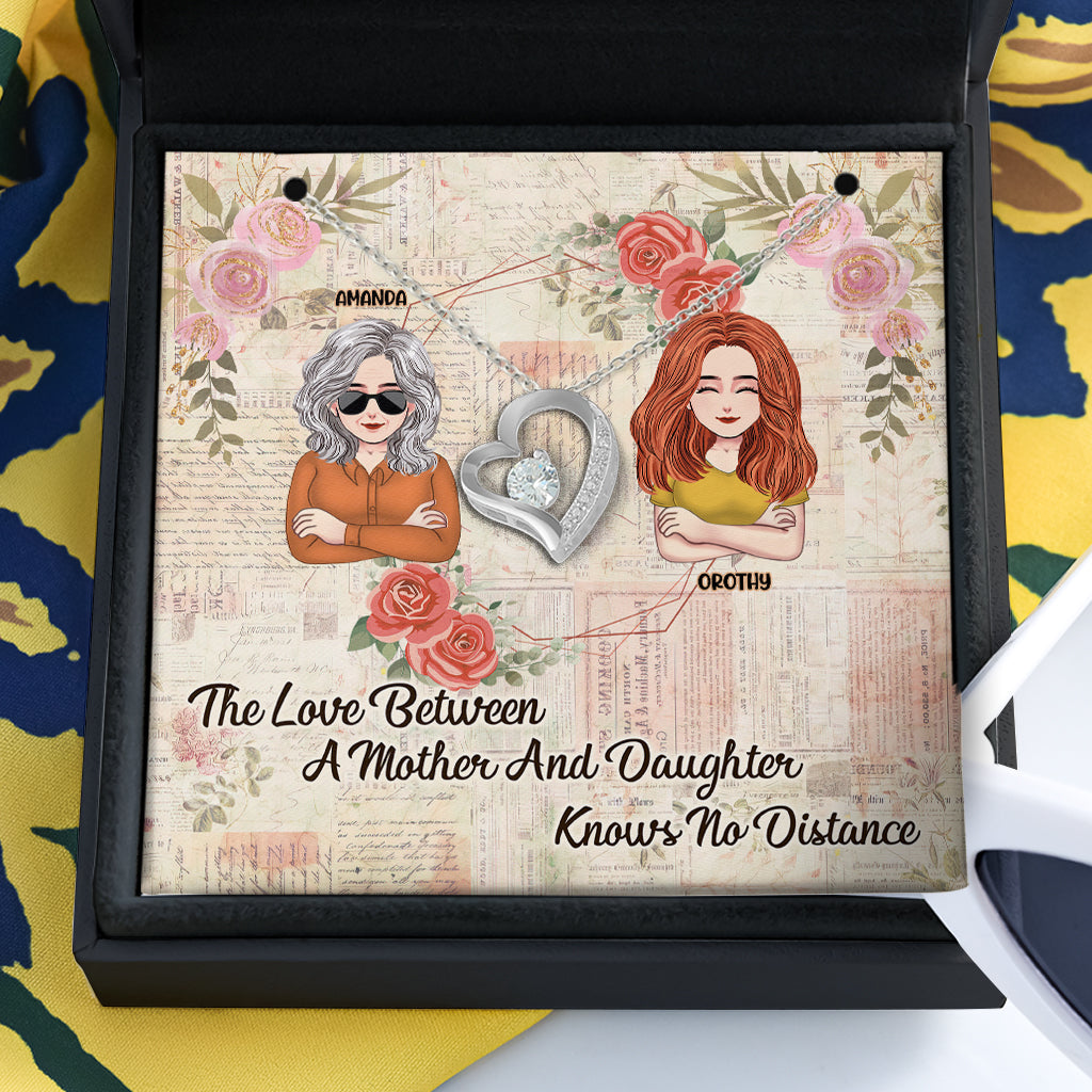 I Love You Mom - Personalized Mother Necklace