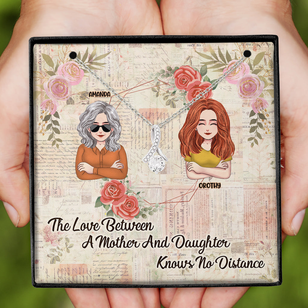 I Love You Mom - Personalized Mother Necklace