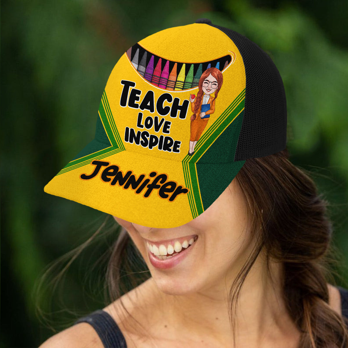 Casquette trucker papillon personnalisée avec affirmations positives