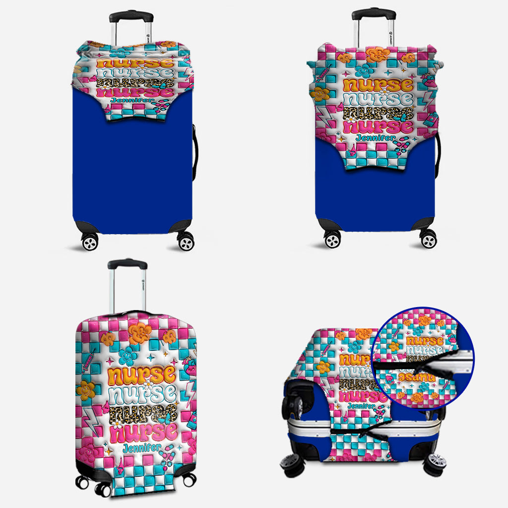 Nurse Life - Personalized Nurse Luggage Cover
