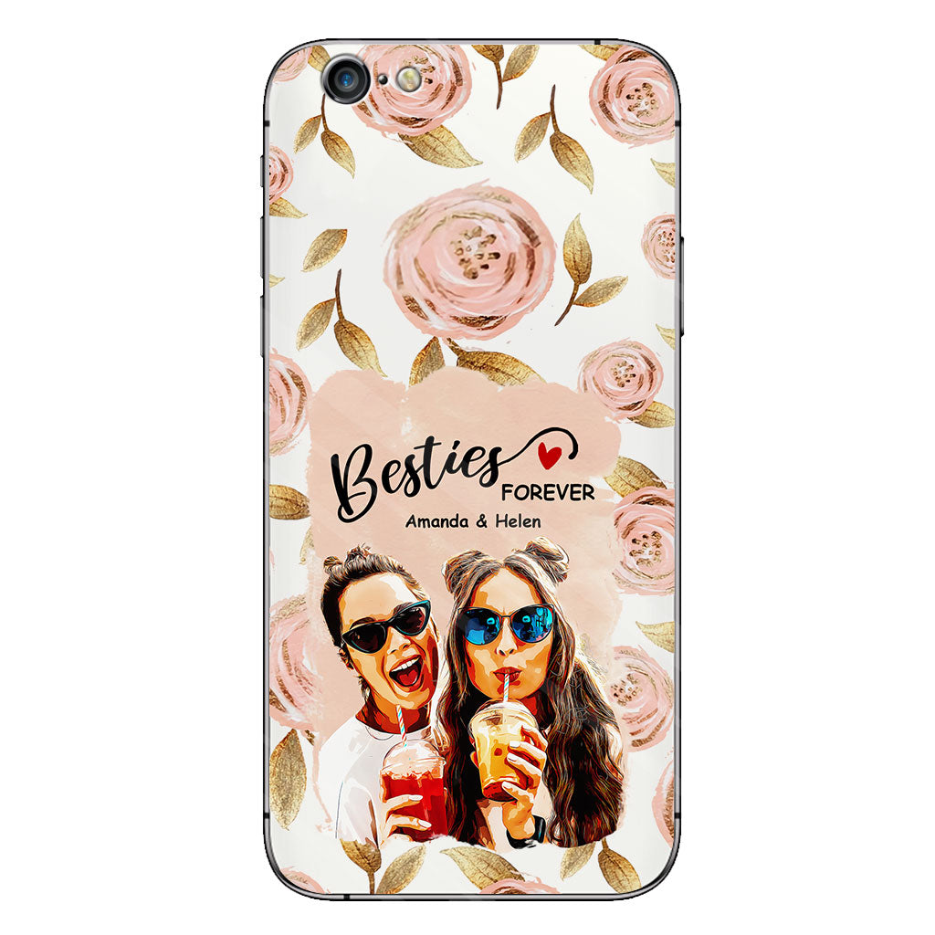 Besties Forever - Personalized Bestie Clear Phone Case