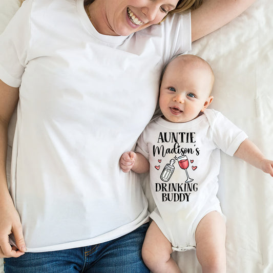 Trinkkumpel – personalisierter Babybody für Neugeborene