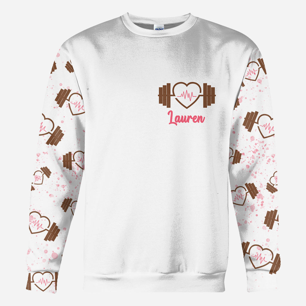 Wake Up Beauty - Personalized Fitness All Over Shirt