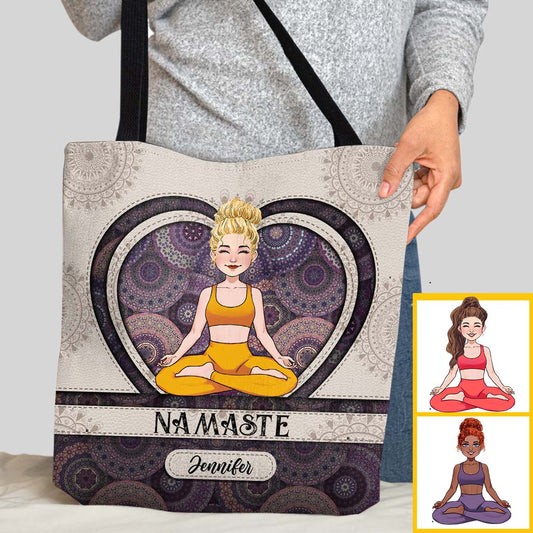 Namaste - Personalized Yoga Tote Bag