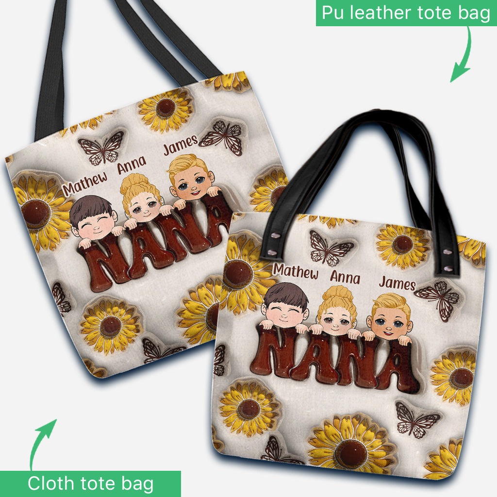 Best Grandma/Nana/Mimi Ever - Gift for grandma - Personalized Tote Bag