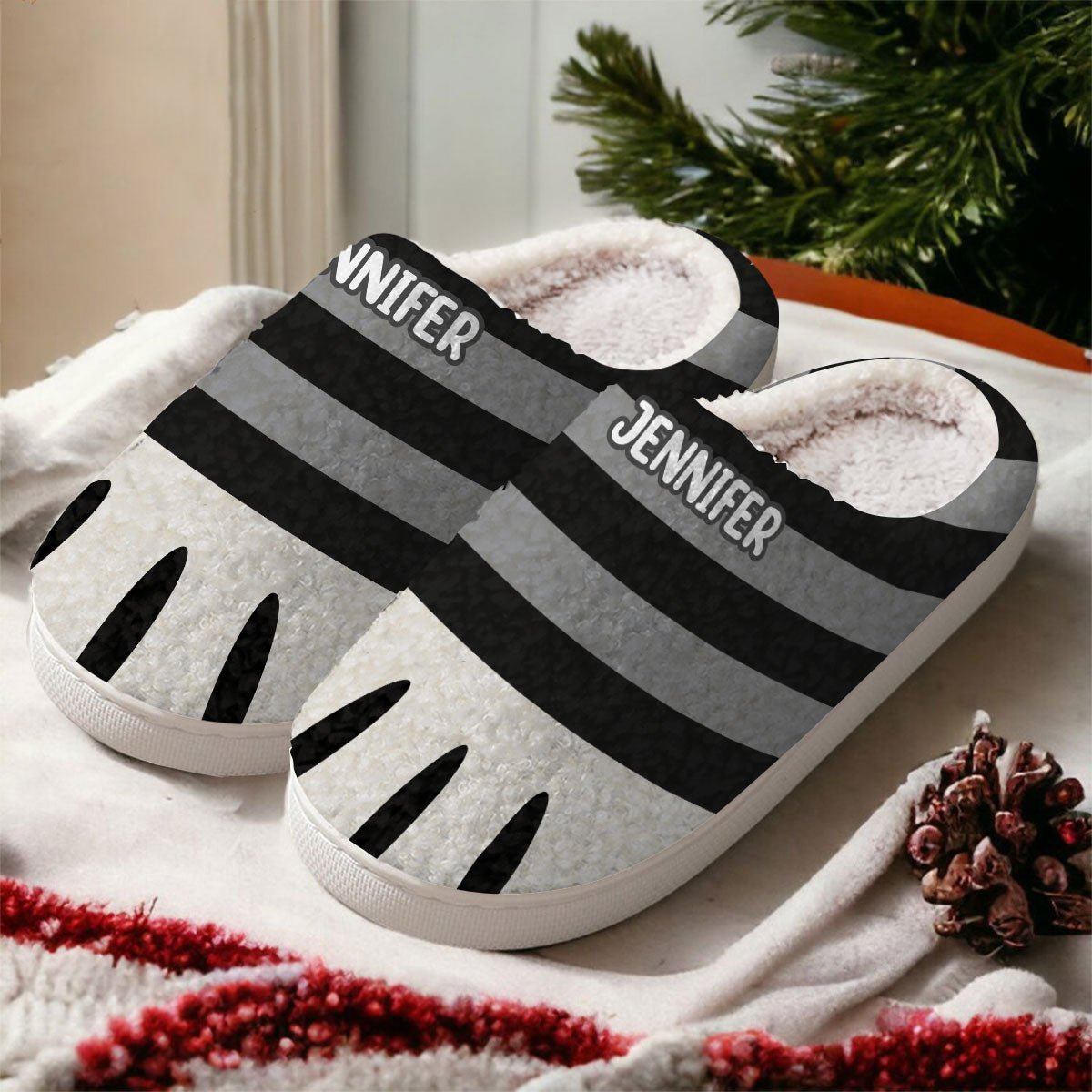 Cute Cat Paws - Gift for cat lovers - Personalized Slippers