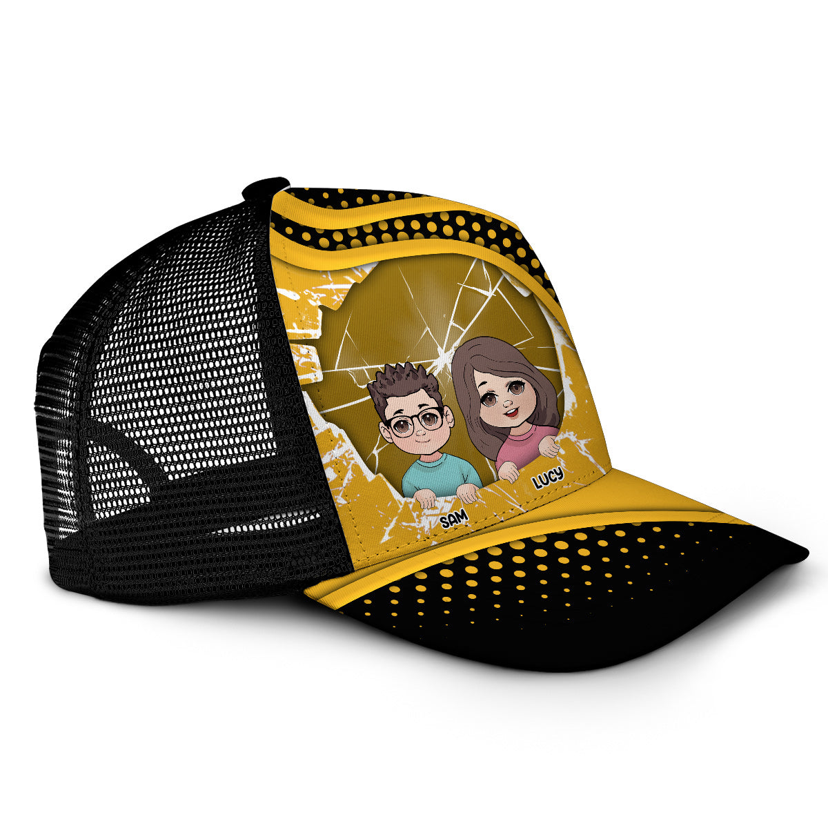 Best Dad Ever - Personalized Father Trucker Hat