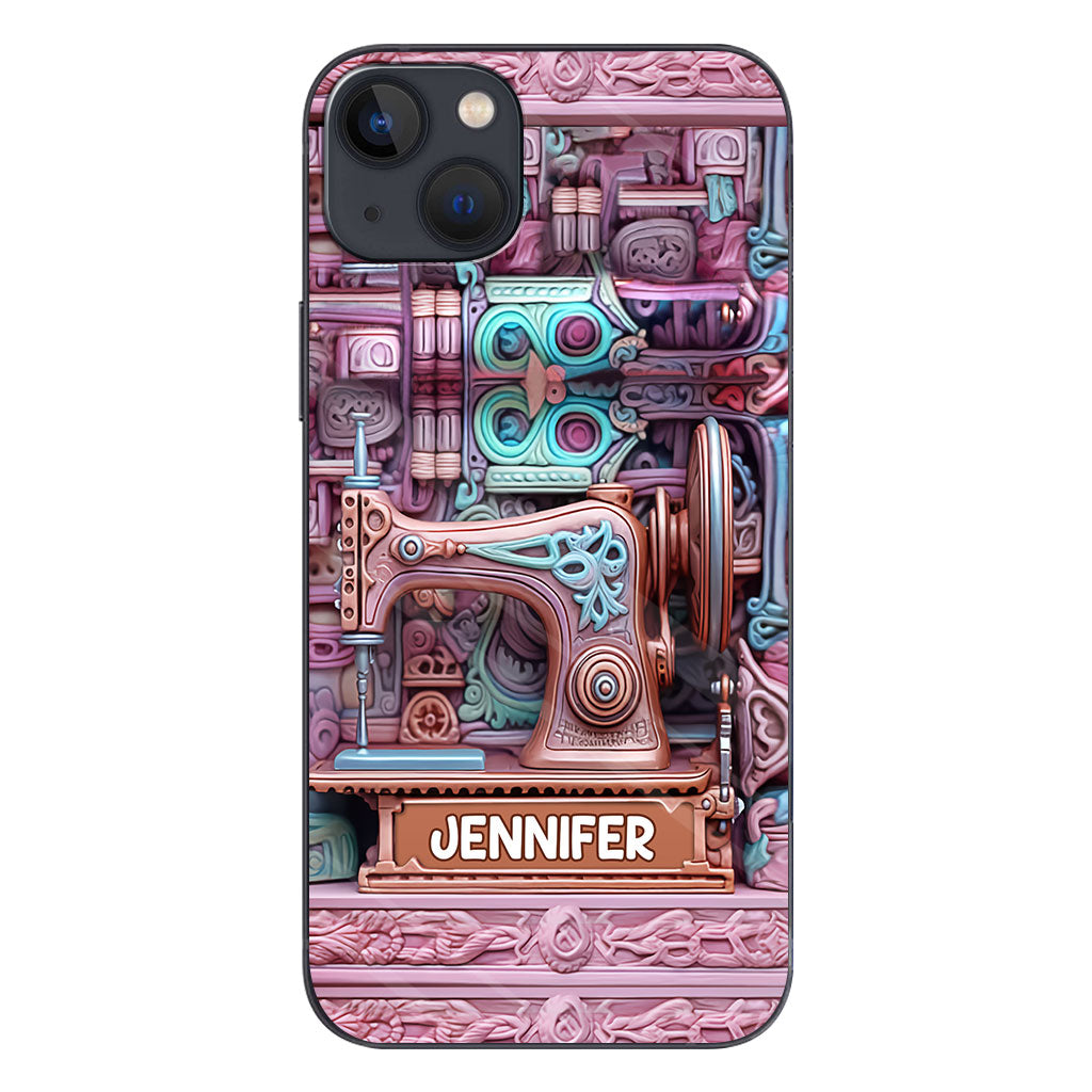 Love Sewing - Personalized Sewing Phone Case