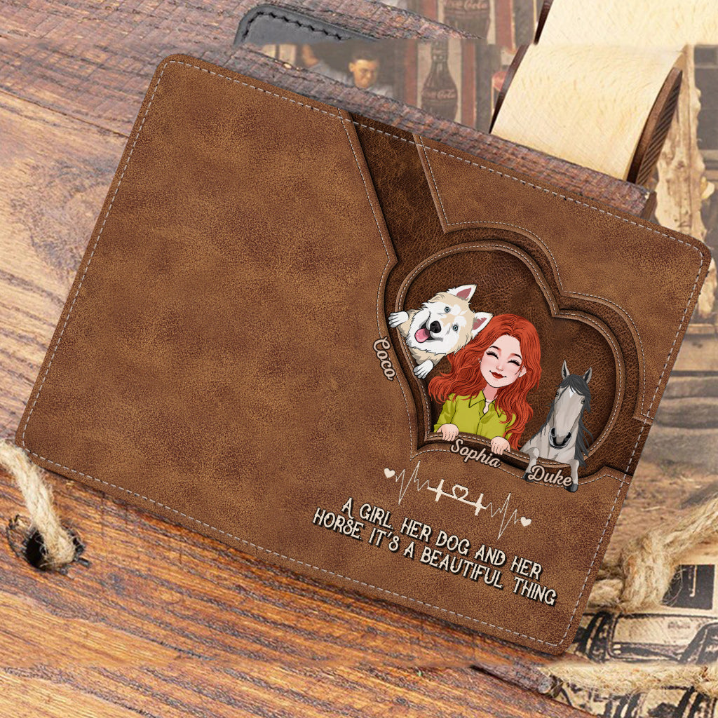 What A Beautiful Thing - Personalized Horse Passport Holder