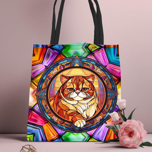 Colorful Paws - Personalized Dog Tote Bag