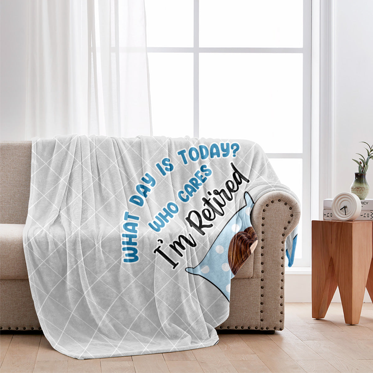 Quel jour sommes-nous ? - Couverture personnalisée pour retraités