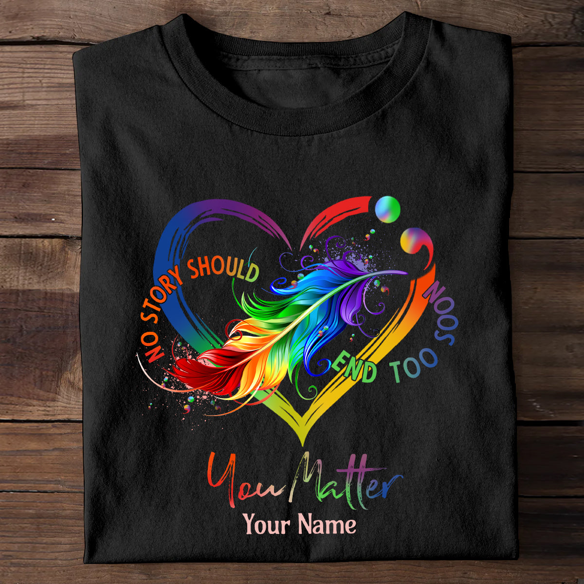 Dein Leben zählt – Personalisiertes T-Shirt und Hoodie zur Suizidprävention