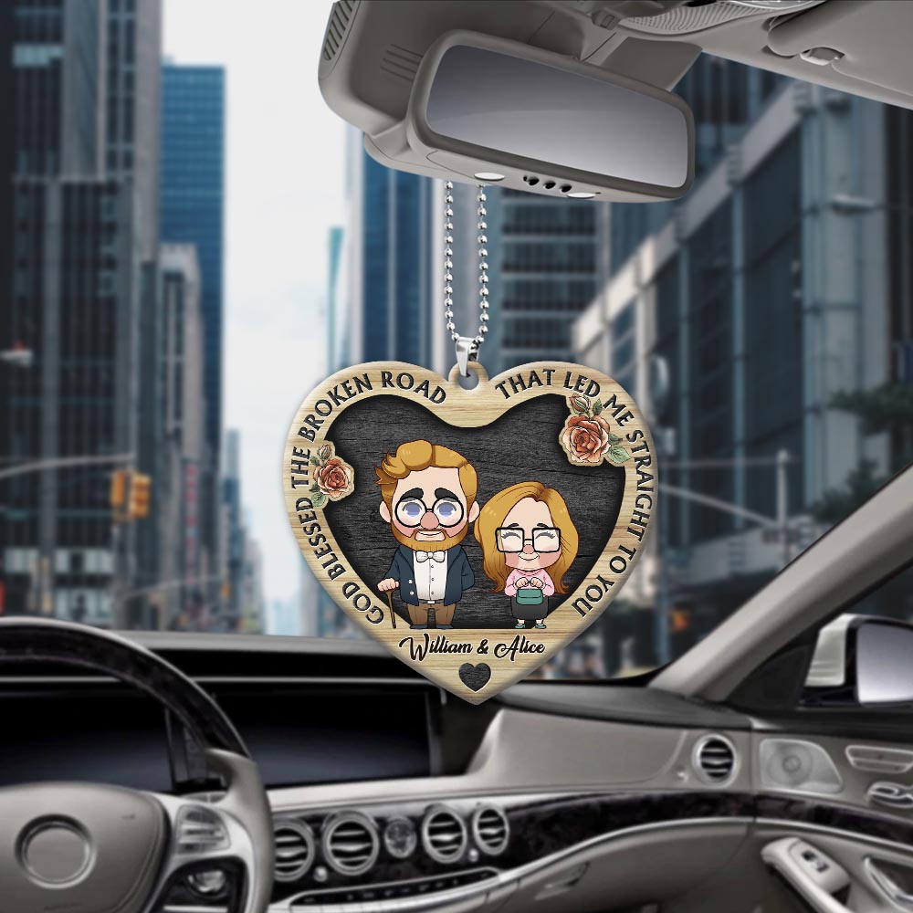 Annoying Each Other - Personalized Husband And Wife Car Ornament