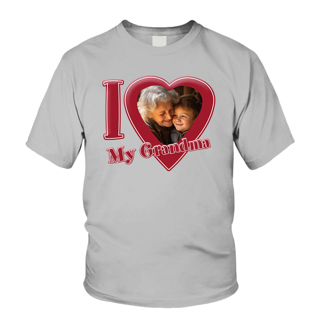 Ich liebe meine Oma/Nana/Mama... - Personalisiertes Oma-T-Shirt und Hoodie
