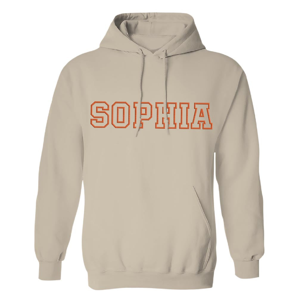 Personalisierter Hoodie mit Stickerei für die Enkelin – individueller Name