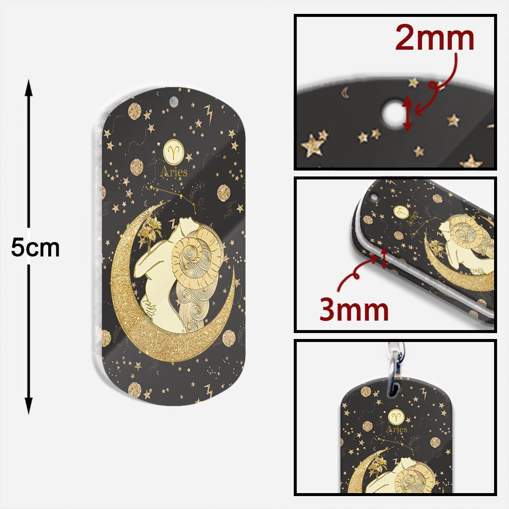 Zodiac Sign - Personalized Horoscope Keychain