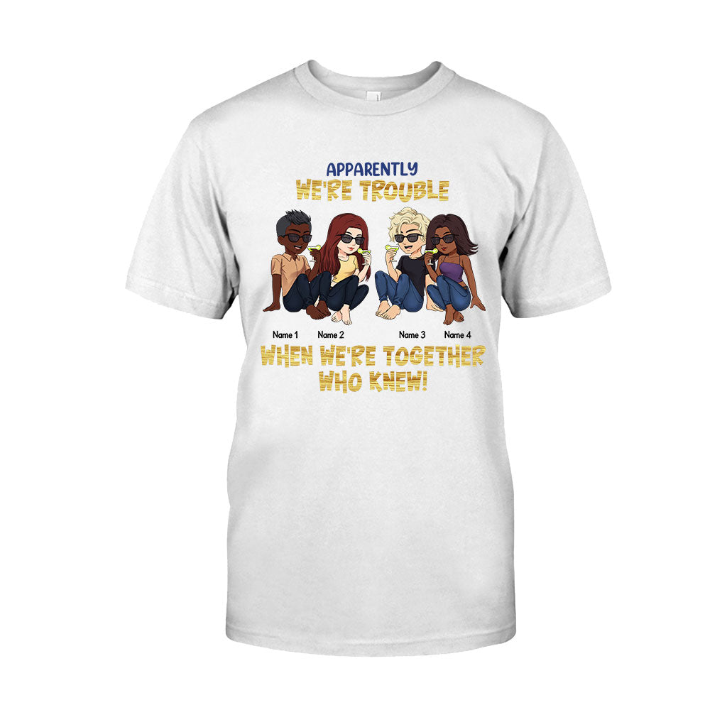 Beste Freundinnen sind die Schwestern, die wir uns selbst aussuchen – Geschenk für die beste Freundin – Personalisiertes T-Shirt und Hoodie