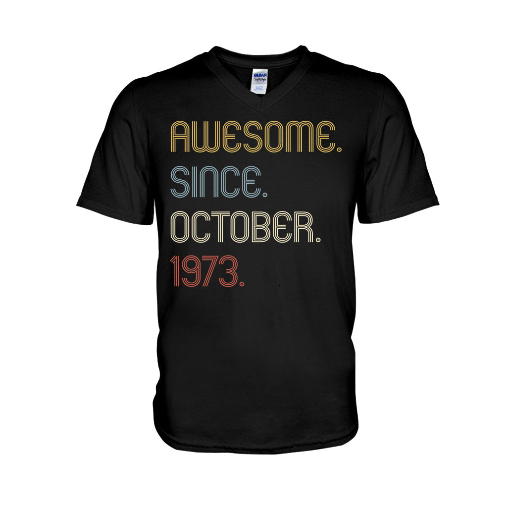 Awesome Since - Personalized Birthday T-shirt And Hoodie