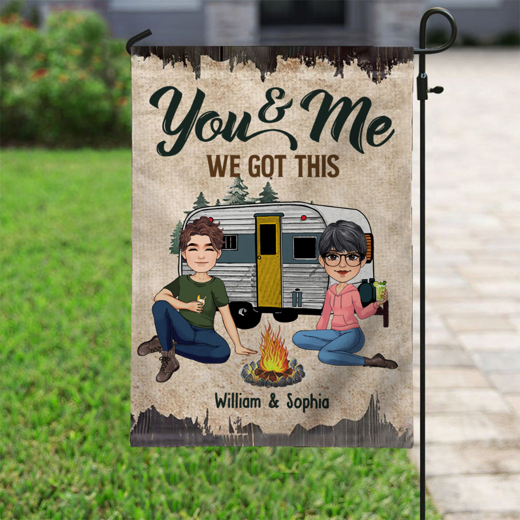 Making Memories One Campsite At A Time - Personalized Camping Garden Flag