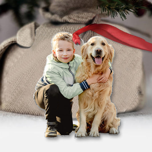 Chiens mignons - Ornement transparent personnalisé pour chien