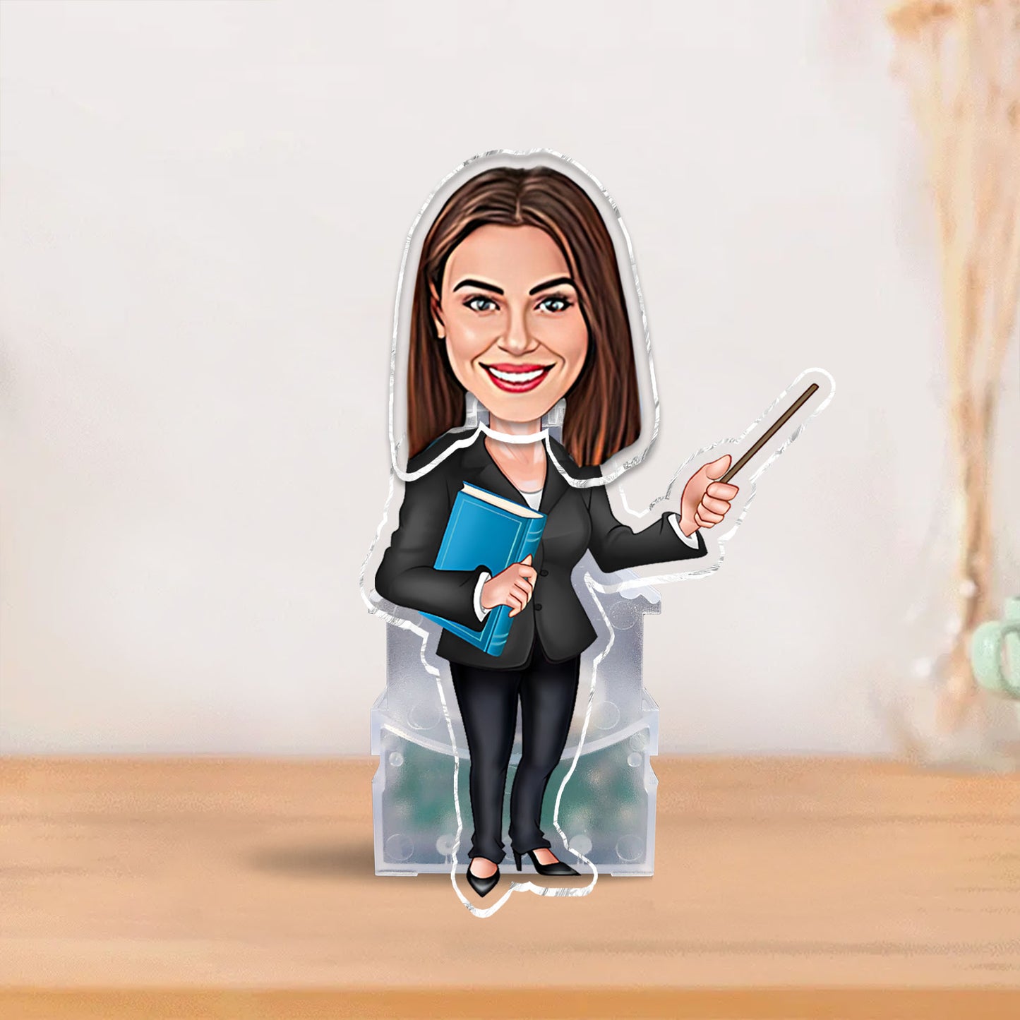 Lustige Fotofigur – Personalisierter Lehrer-Wackelkopf