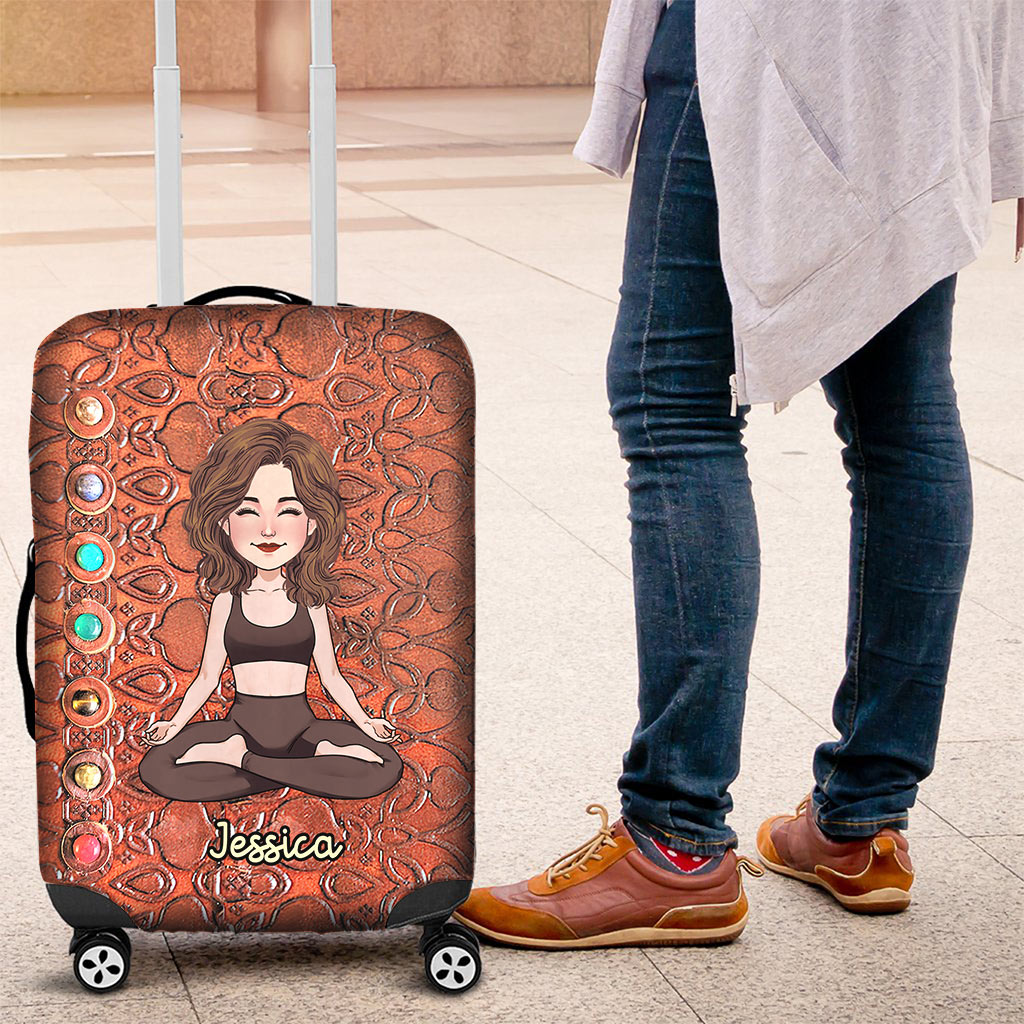 Namaste - Personalized Yoga Luggage Cover