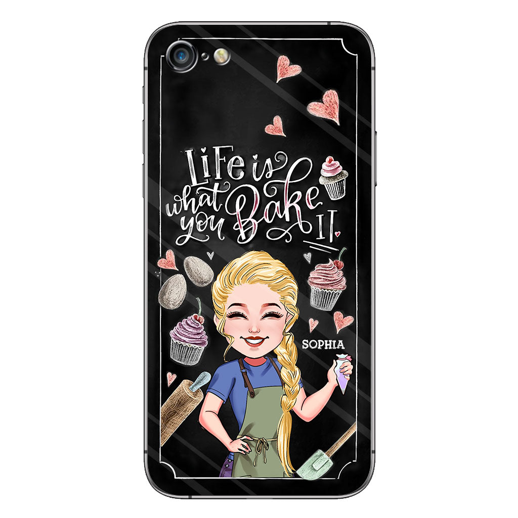 Life Is What You Bake It - Personalized Baking Phone Case