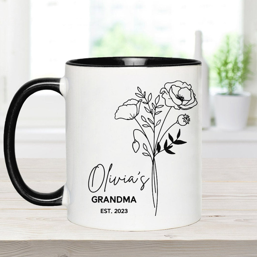 Promue grand-mère - Cadeau pour grand-mère - Mug personnalisé